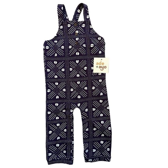 NEW Ade & Ayo for Target Navy Romper Size 12 Months Black History‎ Month - Picture 1 of 4